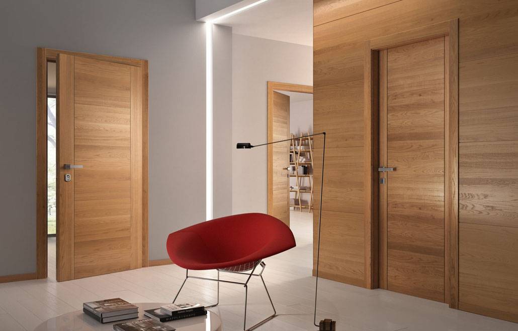 درب چوبی سرویس