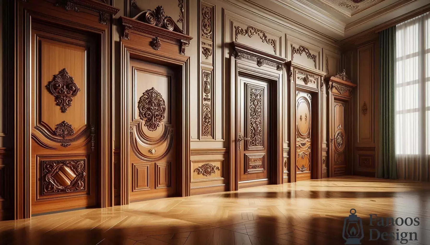 ظرافت بی انتها درهای چوبی لوکس