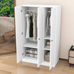 خرید اینترنتی کمد لباس ام دی اف کد 7925 3 NatalisWood3 DoorsShutterWardrobewithShelves 1 | فانوس دیزاین تولید کننده انواع درب اتاق ، ضد سرقت، درب ورودی و ضد آل