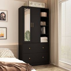 کمد ام دی اف کد 7805 3 RaybinArmoire 1 | فانوس دیزاین تولید کننده انواع درب اتاق ، ضد سرقت، درب ورودی و ضد آل