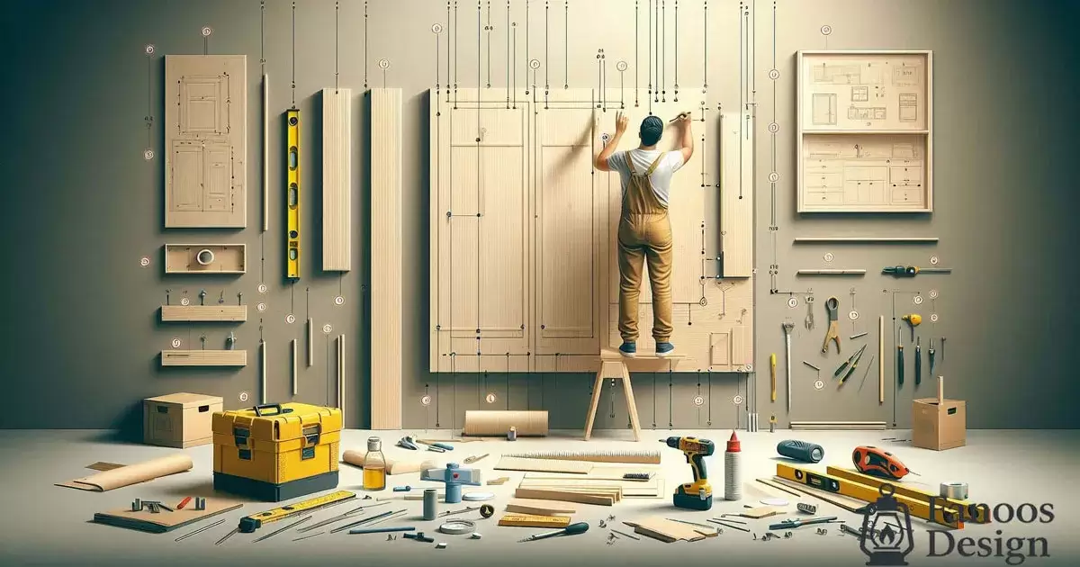 مراحل اتصال MDF به دیوار 27 مراحل اتصال MDF به دیوار