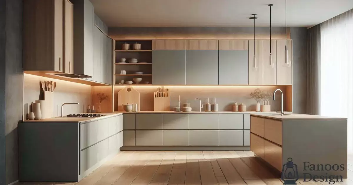 نقش نورپردازی در کابینت آشپزخانه 35 نقش نورپردازی در کابینت آشپزخانه