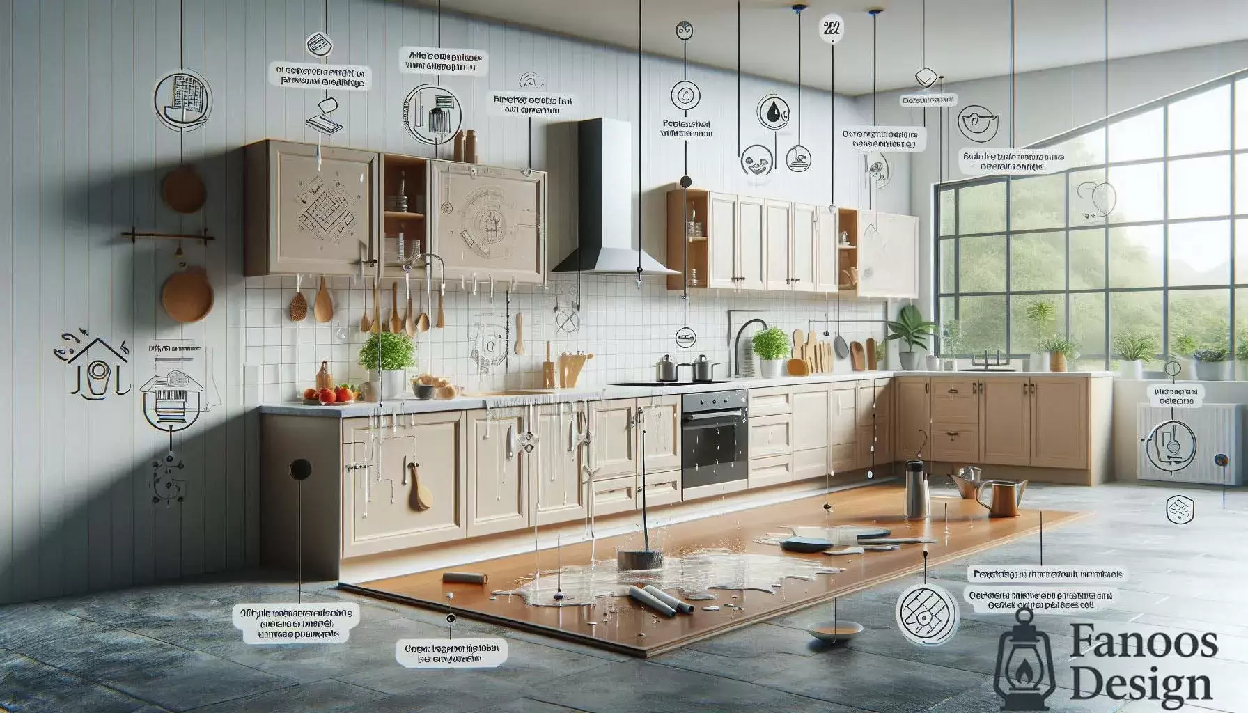 روش های جلوگیری از خیس شدن کابینت ام دی اف آشپزخانه 4 روش های جلوگیری از خیس شدن کابینت ام دی اف آشپزخانه