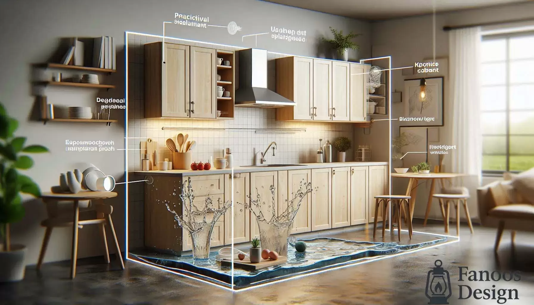 روش های جلوگیری از خیس شدن کابینت ام دی اف آشپزخانه 3 روش های جلوگیری از خیس شدن کابینت ام دی اف آشپزخانه