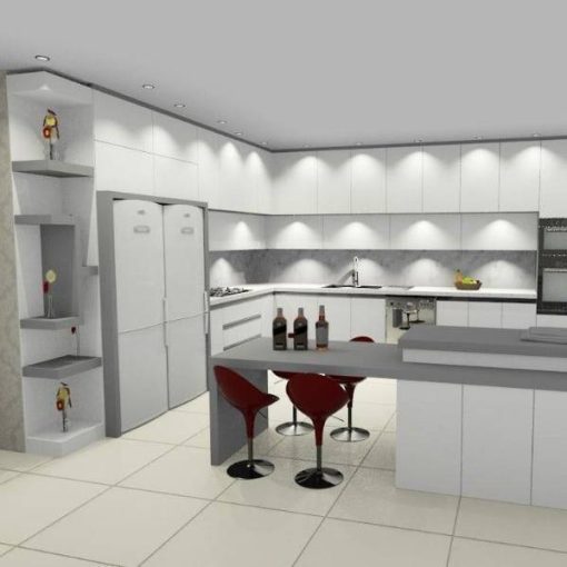 کابینت ام دی اف آشپزخانه لاکچری کد 7584 - Image 4