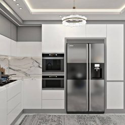 کابینت ام دی اف آشپزخانه لاکچری کد 7605 5 cabinet fanoosdesign.ir 110 2 | فانوس دیزاین تولید کننده انواع درب اتاق ، ضد سرقت، درب ورودی و ضد آل