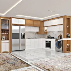 کابینت ام دی اف آشپزخانه لاکچری کد 7609