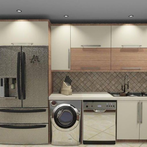 کابینت ام دی اف آشپزخانه لاکچری کد 7589 - Image 6