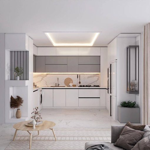 کابینت ام دی اف آشپزخانه لاکچری کد 7587