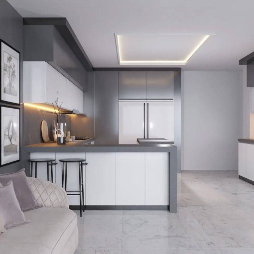 کابینت ام دی اف برای آشپزخانه کد 7544
