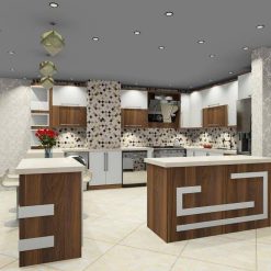 کابینت ام دی اف آشپزخانه لاکچری کد 7611 10 cabinet fanoosdesign.ir 343 | فانوس دیزاین تولید کننده انواع درب اتاق ، ضد سرقت، درب ورودی و ضد آل