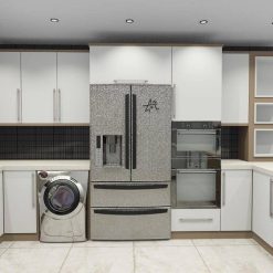 کابینت ام دی اف آشپزخانه لاکچری کد 7614 7 cabinet fanoosdesign.ir 360 | فانوس دیزاین تولید کننده انواع درب اتاق ، ضد سرقت، درب ورودی و ضد آل