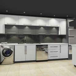 کابینت ام دی اف آشپزخانه لاکچری کد 7614 6 cabinet fanoosdesign.ir 363 | فانوس دیزاین تولید کننده انواع درب اتاق ، ضد سرقت، درب ورودی و ضد آل