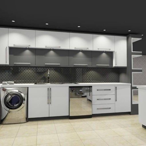 کابینت ام دی اف آشپزخانه لاکچری کد 7614 - Image 3