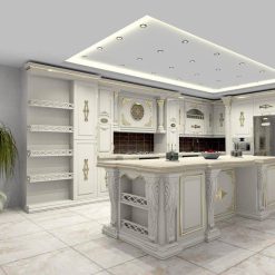 سبد خرید 2 کابینت ام دی اف آشپزخانه لاکچری کد 7613