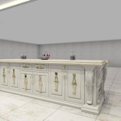 کابینت ام دی اف آشپزخانه لاکچری کد 7613 7 cabinet fanoosdesign.ir 371 | فانوس دیزاین تولید کننده انواع درب اتاق ، ضد سرقت، درب ورودی و ضد آل