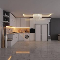 کابینت ام دی اف برای آشپزخانه کد 7530 11 کابینت ام دی اف برای آشپزخانه کد 7556