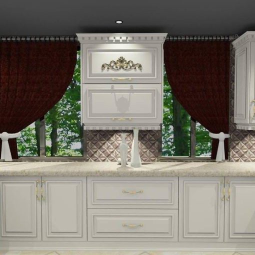 کابینت ام دی اف آشپزخانه لاکچری کد 7615 - Image 7