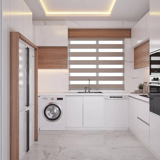 لاکچری ترین کابینت ام دی اف آشپزخانه کد 7574 - Image 3