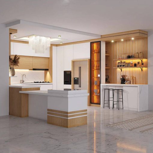 کابینت ام دی اف آشپزخانه لاکچری کد 7509