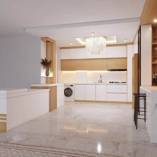 کابینت ام دی اف آشپزخانه لاکچری کد 7577 - Image 3