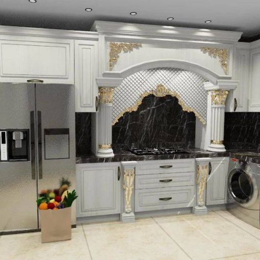 کابینت ام دی اف آشپزخانه لاکچری کد 7615 - Image 5
