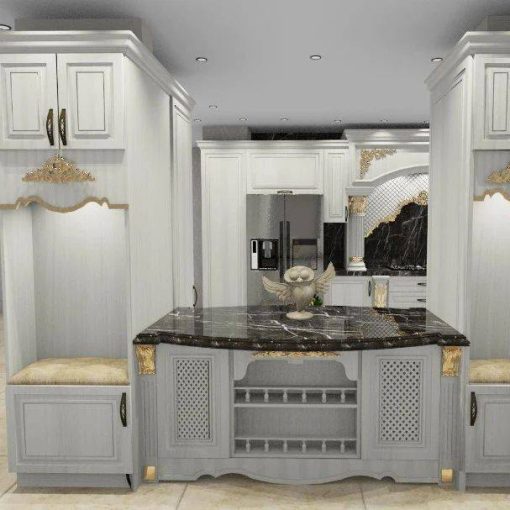کابینت ام دی اف آشپزخانه لاکچری کد 7615 - Image 4