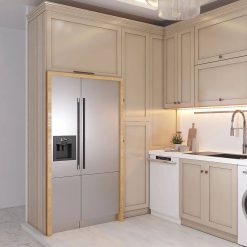 کابینت ام دی اف آشپزخانه رنگ کرم کد 7506 5 cabinet fanoosdesign.ir 4312 | فانوس دیزاین تولید کننده انواع درب اتاق ، ضد سرقت، درب ورودی و ضد آل