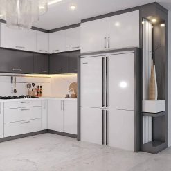 کابینت ام دی اف آشپزخانه سفید کد 7502 9 cabinet fanoosdesign.ir 4396 | فانوس دیزاین تولید کننده انواع درب اتاق ، ضد سرقت، درب ورودی و ضد آل