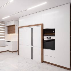 کابینت ام دی اف آشپزخانه لاکچری کد 7597 8 cabinet fanoosdesign.ir 44 | فانوس دیزاین تولید کننده انواع درب اتاق ، ضد سرقت، درب ورودی و ضد آل