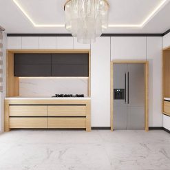 سبد خرید 13 کابینت ام دی اف آشپزخانه کد 7494