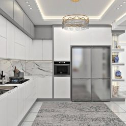 کابینت ام دی اف آشپزخانه لاکچری کد 7596 13 cabinet fanoosdesign.ir 45 2 | فانوس دیزاین تولید کننده انواع درب اتاق ، ضد سرقت، درب ورودی و ضد آل