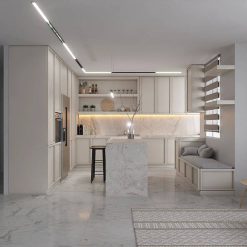 سبد خرید 9 کابینت ام دی اف آشپزخانه کد 7489