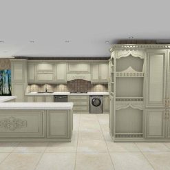 سبد خرید 1 کابینت ام دی اف آشپزخانه لاکچری کد 7618