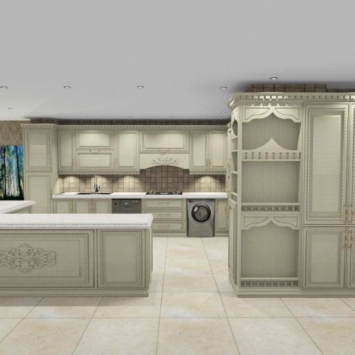 کابینت ام دی اف آشپزخانه لاکچری کد 7618