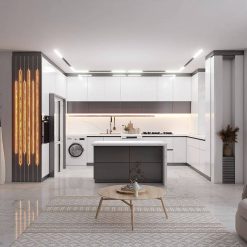 سبد خرید 6 کابینت ام دی اف آشپزخانه کد 7456