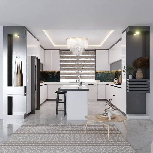 کابینت ام دی اف آشپزخانه کد 7449 - Image 4