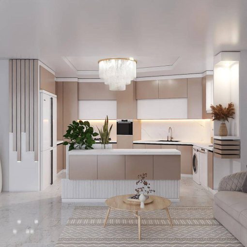 کابینت ام دی اف آشپزخانه کد 7443