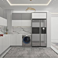 کابینت ام دی اف آشپزخانه لاکچری کد 7596 9 cabinet fanoosdesign.ir 51 2 | فانوس دیزاین تولید کننده انواع درب اتاق ، ضد سرقت، درب ورودی و ضد آل