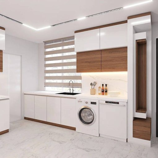 کابینت ام دی اف آشپزخانه کد 7401 - Image 4