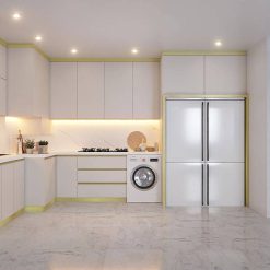 کابینت ام دی اف آشپزخانه کد 7414 4 cabinet fanoosdesign.ir 5461 | فانوس دیزاین تولید کننده انواع درب اتاق ، ضد سرقت، درب ورودی و ضد آل