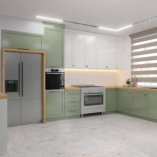 مدل شیک کابینت ام دی اف آشپزخانه کد 7388 - Image 4