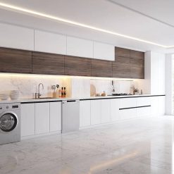 کابینت ام دی اف آشپزخانه قهوه ای و سفید کد 7370 7 cabinet fanoosdesign.ir 5683 1 | فانوس دیزاین تولید کننده انواع درب اتاق ، ضد سرقت، درب ورودی و ضد آل