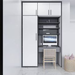 کابینت ام دی اف آشپزخانه سفید و طوسی کد 7369 14 cabinet fanoosdesign.ir 5690 1 | فانوس دیزاین تولید کننده انواع درب اتاق ، ضد سرقت، درب ورودی و ضد آل