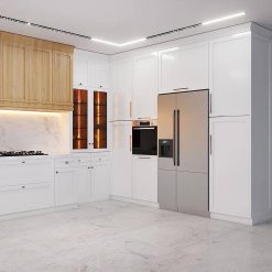 کابینت ام دی اف آشپزخانه سفید و چوبی کد 7368 5 cabinet fanoosdesign.ir 5697 1 | فانوس دیزاین تولید کننده انواع درب اتاق ، ضد سرقت، درب ورودی و ضد آل