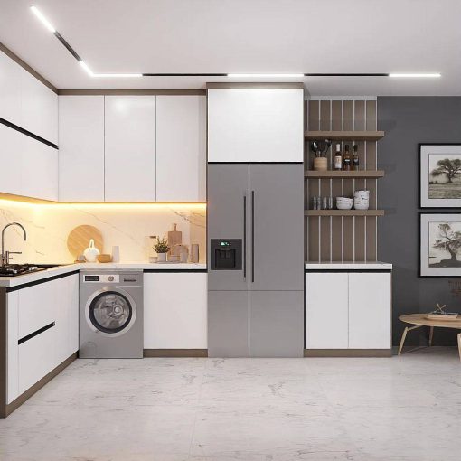 کابینت ام دی اف آشپزخانه قیمت ارزان کد 7361 - Image 2