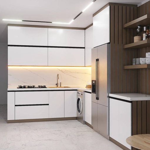 کابینت ام دی اف آشپزخانه قیمت ارزان کد 7361 - Image 3