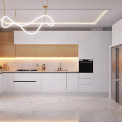 کابینت ام دی اف آشپزخانه سفید و کرم کد 7287 6 cabinet fanoosdesign.ir 5828 | فانوس دیزاین تولید کننده انواع درب اتاق ، ضد سرقت، درب ورودی و ضد آل