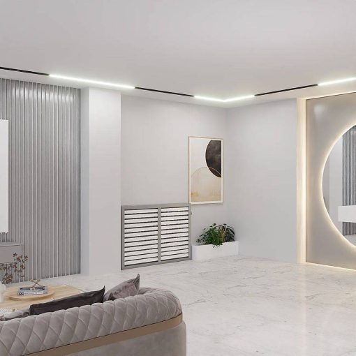 کابینت ام دی اف آشپزخانه سفید کد 7284 - Image 7