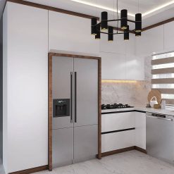 کابینت ام دی اف آشپزخانه کد 7281 6 cabinet fanoosdesign.ir 5877 | فانوس دیزاین تولید کننده انواع درب اتاق ، ضد سرقت، درب ورودی و ضد آل